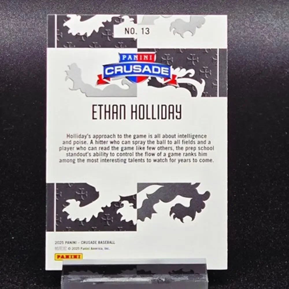 Ethan Holliday Crusade Red Ice National Team Foil Colorado Rockies Top Prospect